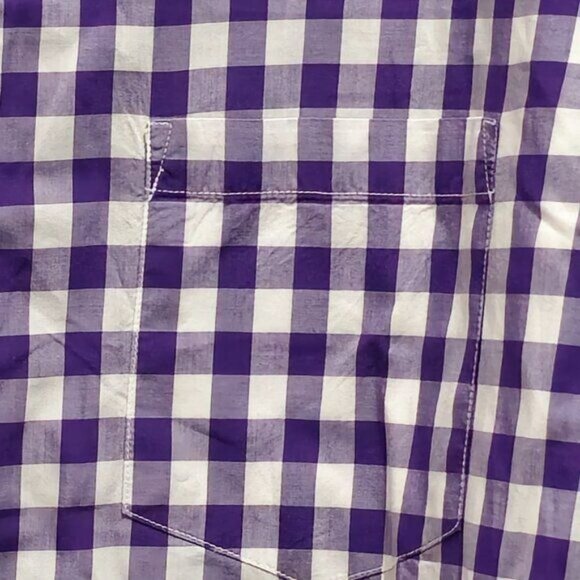 J. Crew Medium Long Sleeve Casual Button Shirt - Purple & White - Picture 4 of 14